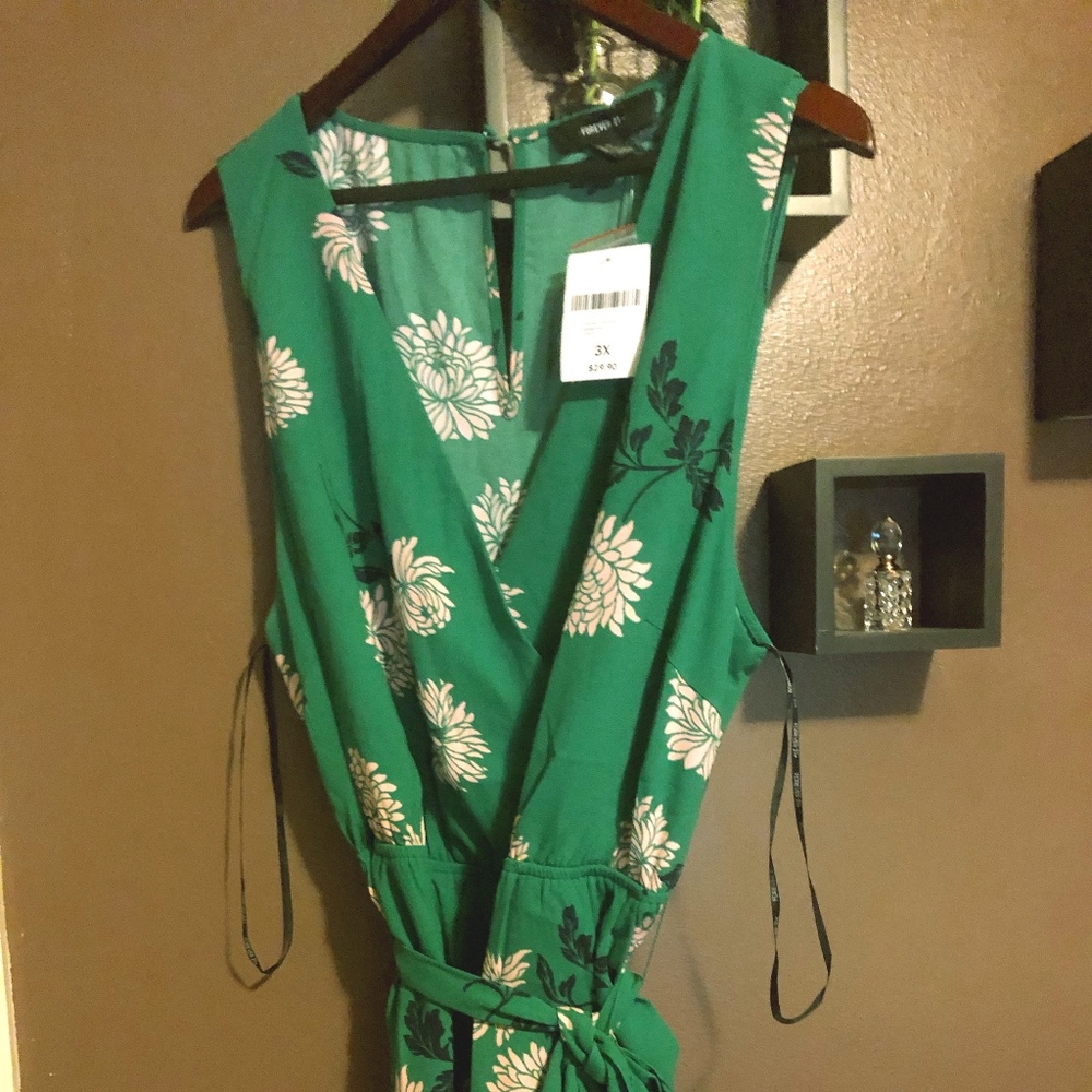 Floral Romper Size 3x